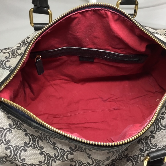 Authentic CELINE Boston Bag Canvas - Picture 12 of 13